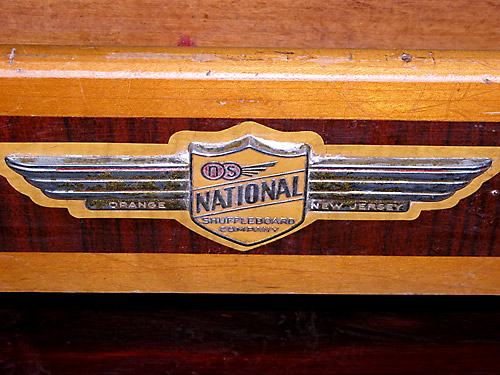 National shuffleboard table